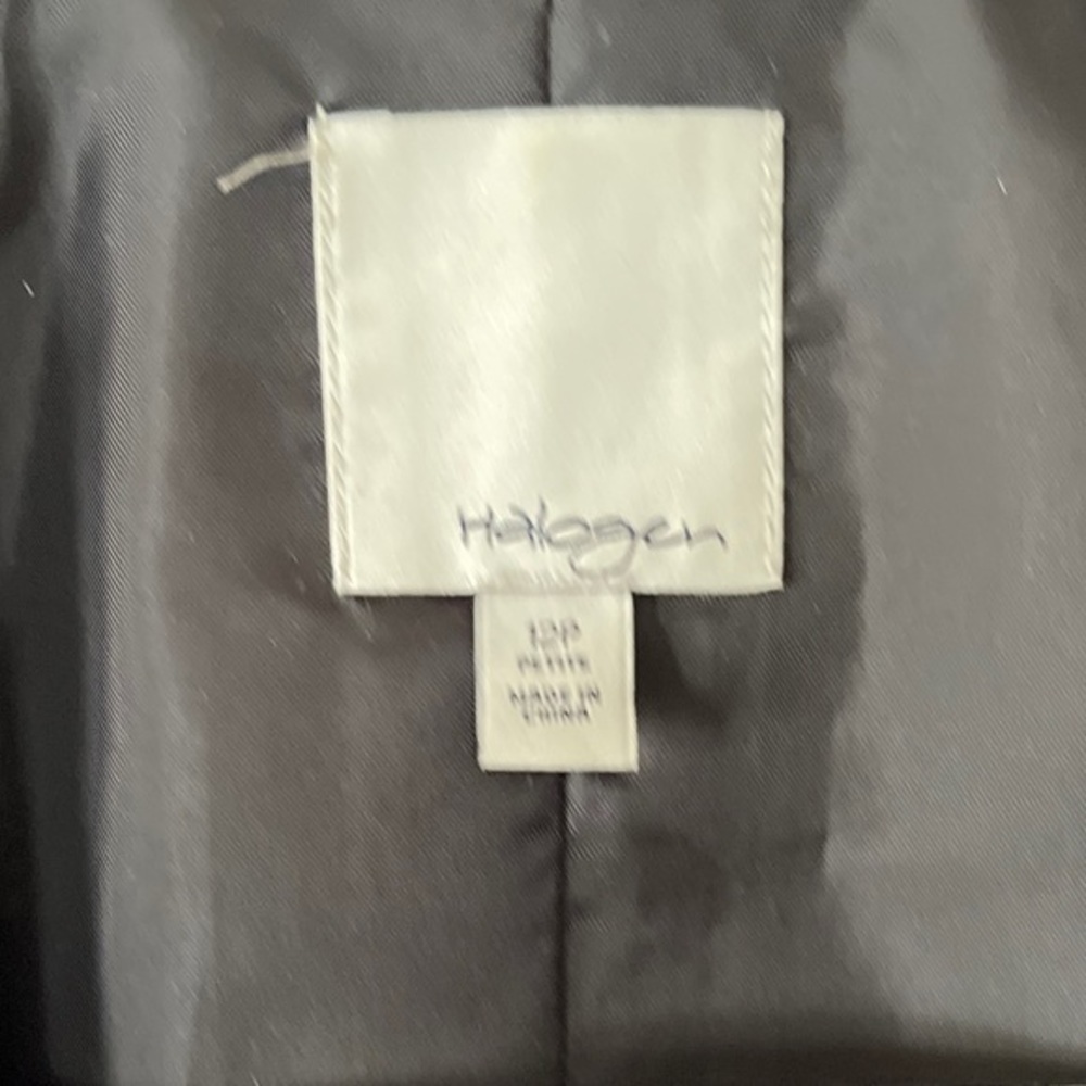 Halogen Single Button Contrast Stitch Blazer Size… - image 4